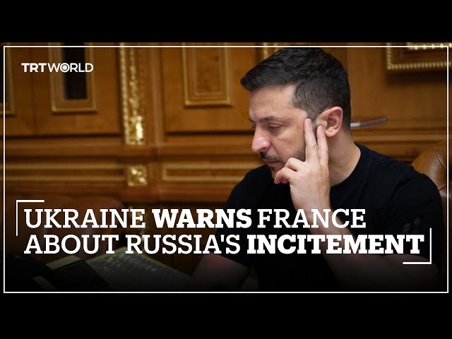 Zelenskyy warns Macron about Russian 'provocations'