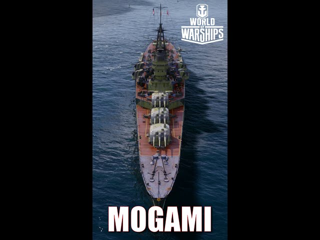 Mogami IJN Cruiser WW2 Naval History #shorts #worldofwarships #warships #navalhistory #ww2 #history