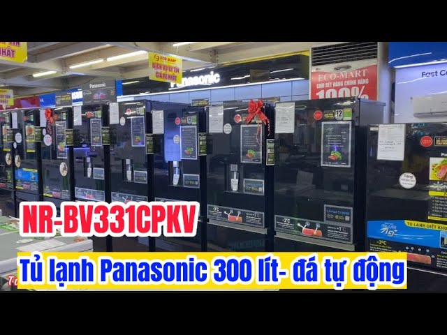 Tủ lạnh Panasonic NR-BV331CPKV 300 lít, có đá tự động, đông mềm lớn hơn - GIÁ LẠI RẺ - ĐÁNG MUA