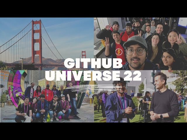 GitHub Universe Vlog | I Met David J. Malan From CS50!