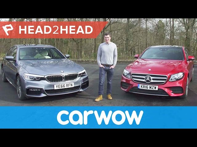 BMW 5 Series vs Mercedes E-Class 2018 review - which is best? | Head2Head