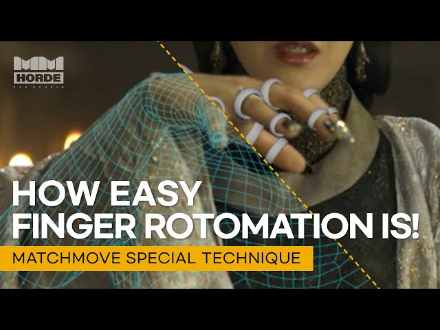(KR/EN) How easy finger rotomation is! | Matchmove Special Technique