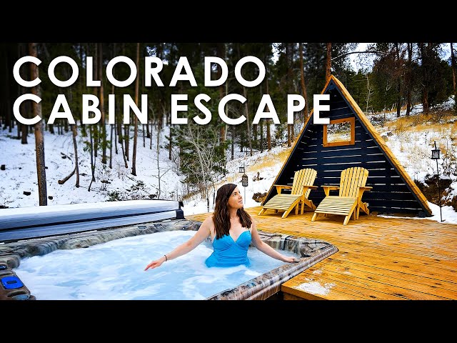 WE NEED A BREAK | Secluded Cozy Cabin in the Woods | Colorado Airbnb