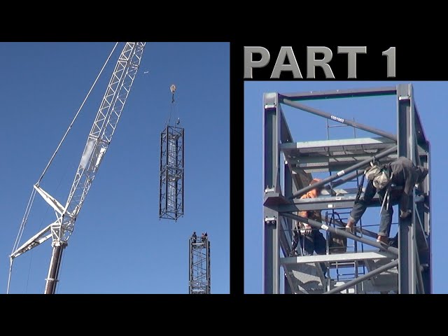 Assembling a Tower Crane - Part 1 (of 2)