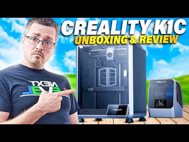Creality K1C 3D Printer - The New Benchmark for Sub $1k Printers - Unboxing & Review