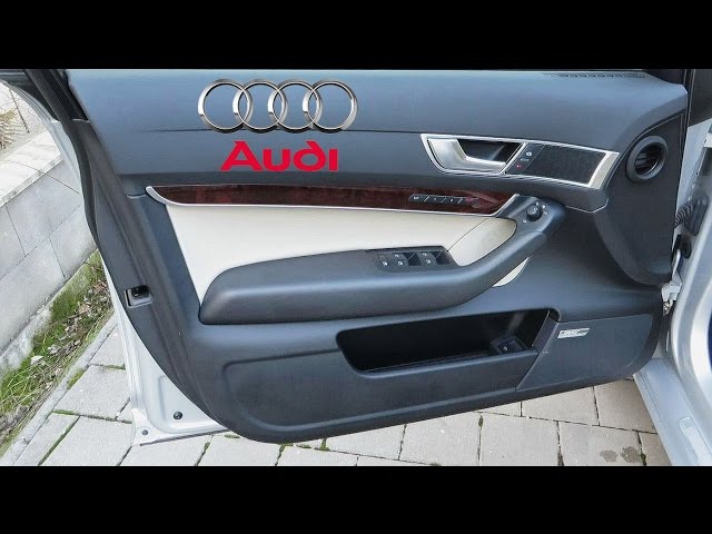 Audi A6, S6, RS6, Allroad C6/4F 2004-2011, Door Panel Removal - How To Remove the Door Panel