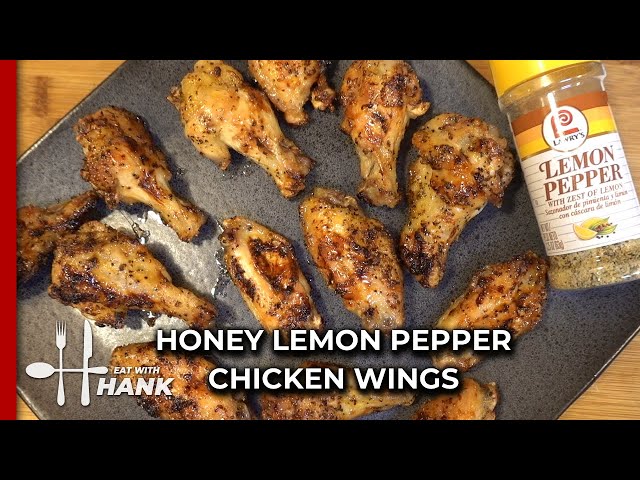 Air Fryer Honey Lemon Pepper Chicken Wings Recipe