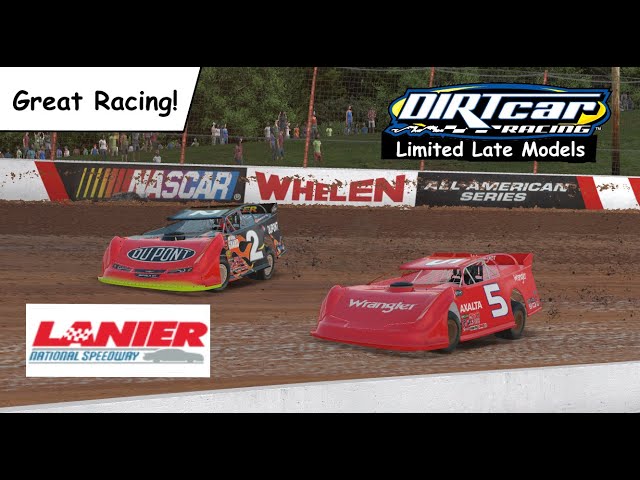 iRacing - Dirt Limited Late Models - Lanier - Great Racing!