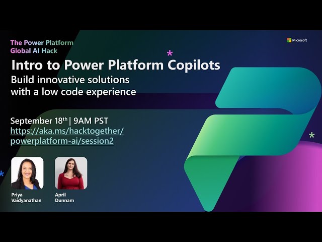 Intro to Power Platform Copilots