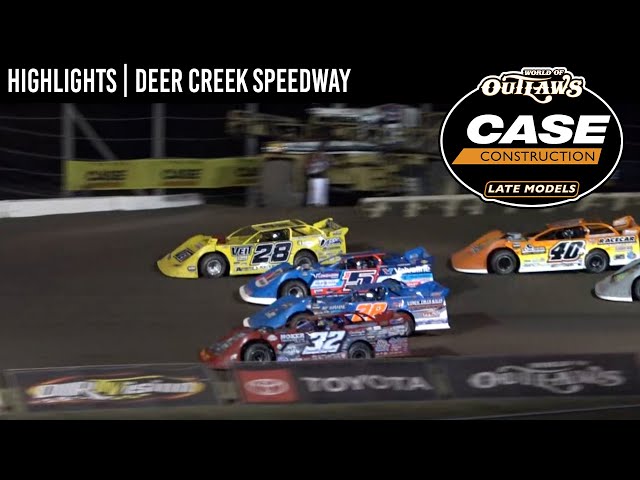 World of Outlaws CASE Late Models | Deer Creek Speedway | September 2nd | HIGHLIGHTS