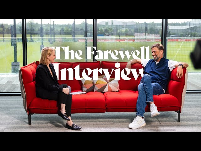 Jürgen Klopp: The Farewell Interview | 'Nothing would have happened without the people'