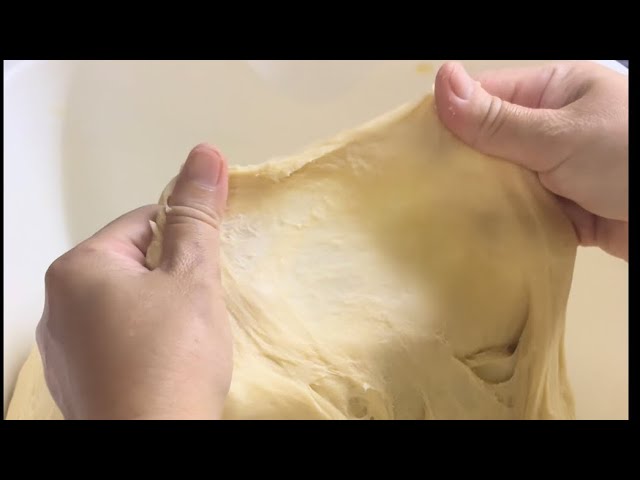 How to mix Sourdough Brioche or Japanese milk bread dough by hands.