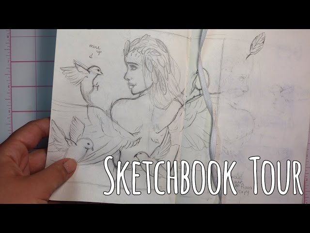 Moleskine Sketchbook Tour / Flipthrough 1