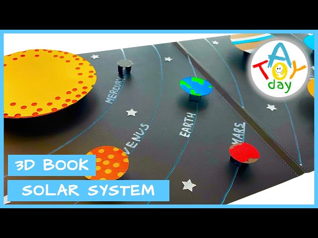3D Solar System BOOK | How to make 3D Planets BOOK | Planets Order Craft | Solar System for kids