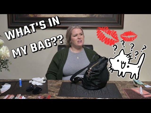 WHATS IN MY BAG 2024  ||  FIRST FULL EMPTY OF EVERYTHING SINCE 2020!!