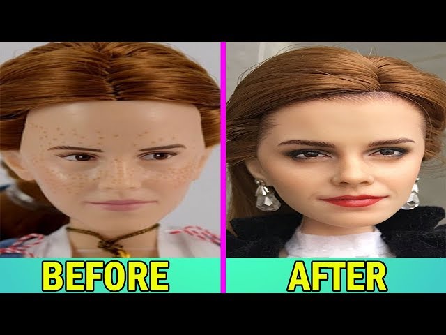 Artist Removes Dolls Makeup To Make Them Look Realistic