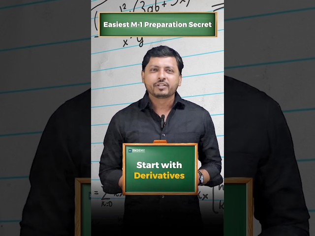 📐 Dive into the world of derivatives for M-1 Exam success! 🚀