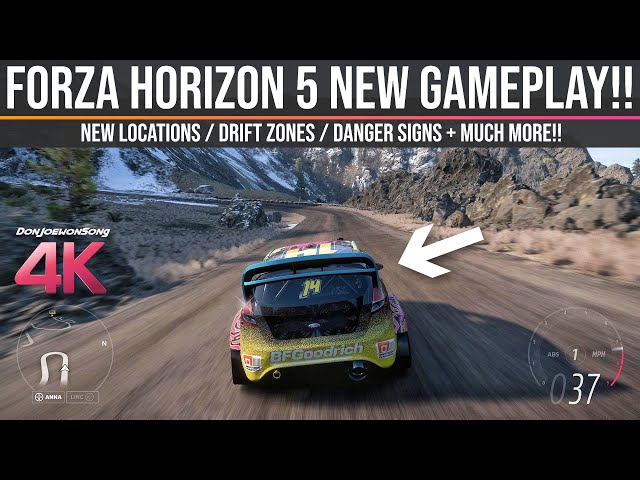 Forza Horizon 5 - NEW 4K Gameplay / Drift Zones / Danger Signs / Locations & MUCH MORE!!!