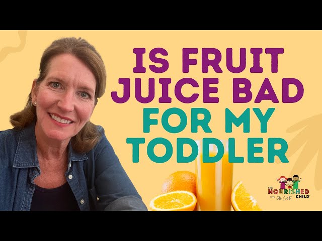 Is Fruit Juice Bad for My Toddler?