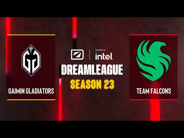 Dota2 - Gaimin Gladiators vs Team Falcons - DreamLeague Season 23 - Playoffs