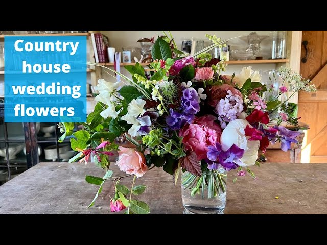 How I create with May flowers for a small but exquisite country house wedding x