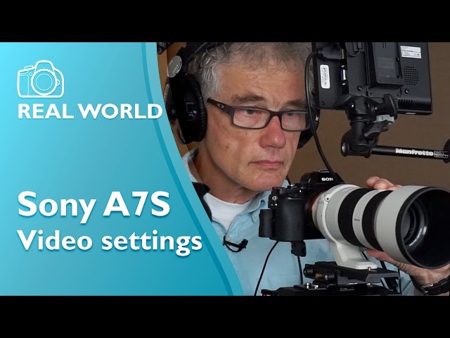 Sony A7S settings for an interview shoot