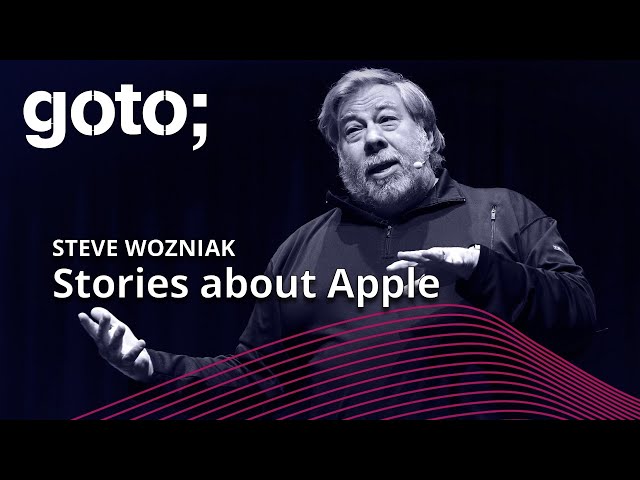Fascinating Life Stories about Apple from Steve Wozniak • GOTO 2023