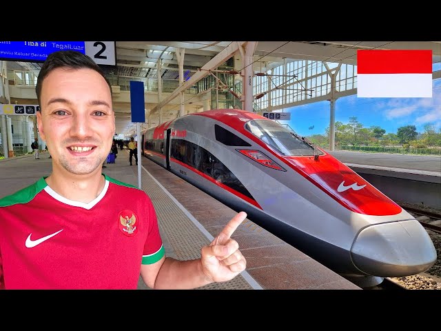 I Took Indonesia's New High-Speed Train 🇮🇩 (Jakarta To Bandung)