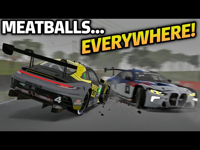 Meatballs Everywhere You Look! - Chaotic Bathurst Race In The Rain