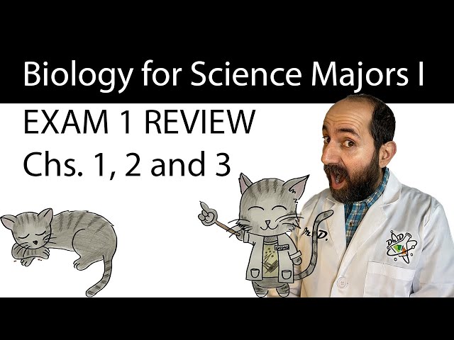 BIOL 1406 Exam 1 Review - Chapters 1, 2, and 3