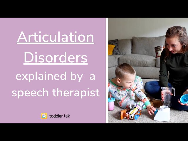 Articulation Disorder [What is an articulation disorder? And what causes articulation disorders?]