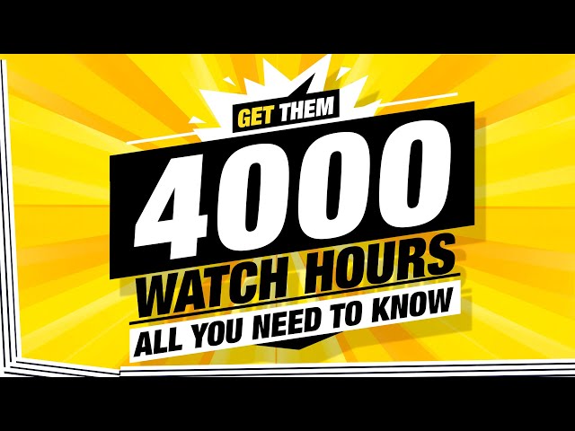 How To Complete 4000 Hours Watch Time YouTube For Monetization