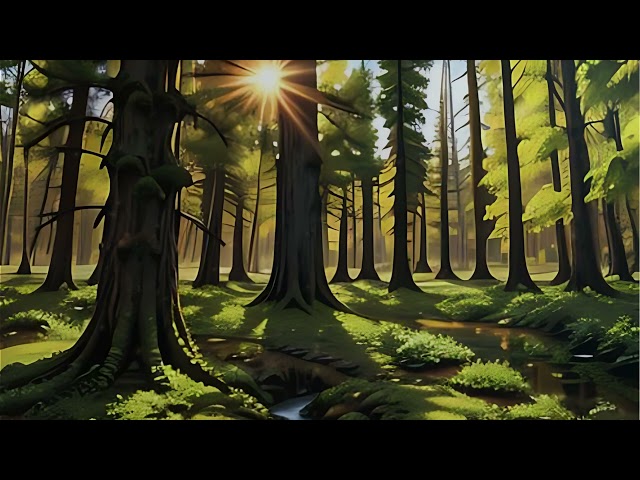 Spring forest Piano Music - Forest in Spring time - Relaxing Music
