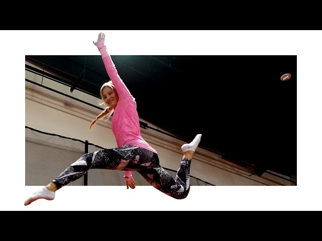 Awesome trampoline tricks! | iJustine