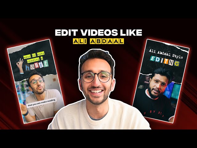 Edit Your Reel Videos Like Ali Abdal in Premiere Pro