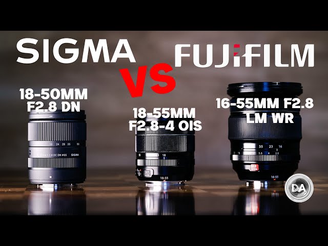 Sigma 18-50mm vs Fuji 16-55mm vs Fuji 18-55mm | Which Handles 40MP Best?