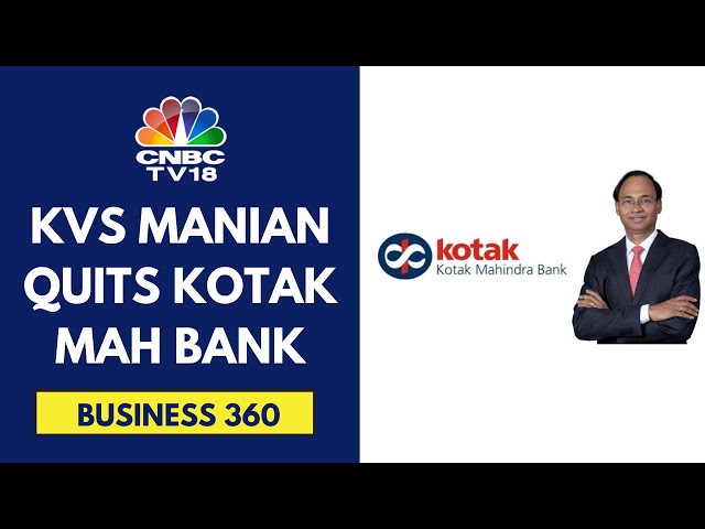 Kotak Mahindra Bank Shares Slump After KVS Manian's Surprise Exit | CNBC TV18