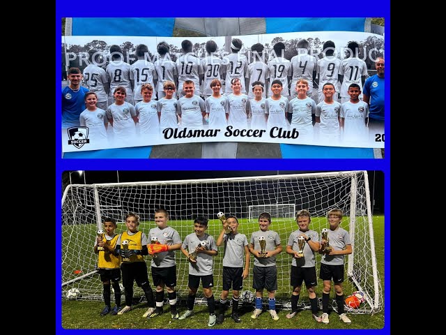 Oldsmar soccer club U11 (Best of the bay 2024) 2nd place.