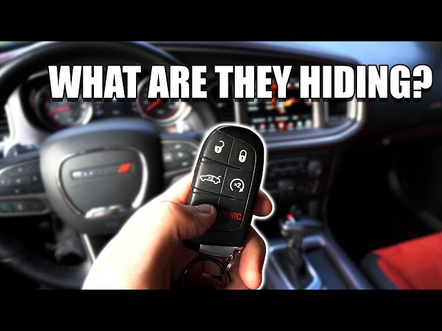 What They Don't Want You To Know... DODGE CHARGER HIDDEN FEATURES!