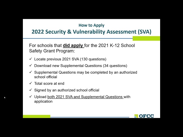 K-12 School Safety Grants Webinar for 2022 Applicants