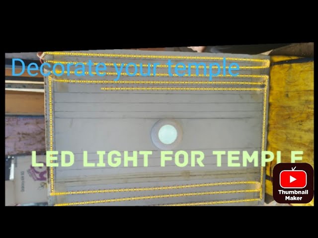 Led Light 🕯️| Led light making at home easily | led light for temple decoration
