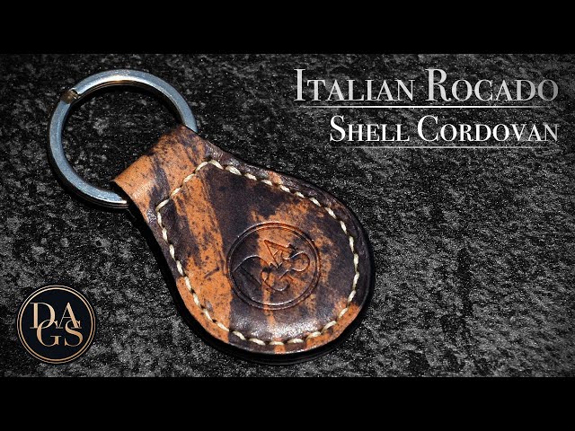 REVERSE Shell Cordovan Key Chain Tutorial | Handcrafted with ROCADO Leather