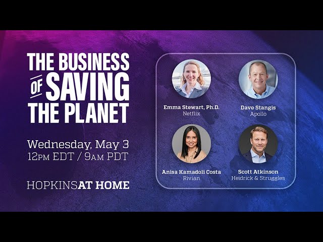The Business of Saving the Planet