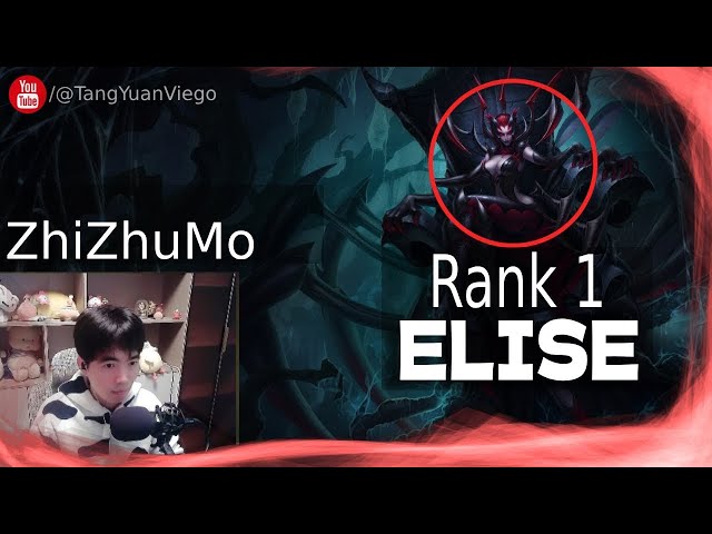 RANK 1 ELISE - ZhiZhuMo Elise vs Vi - ZhiZhuMo Rank 1 Elise Guide S14