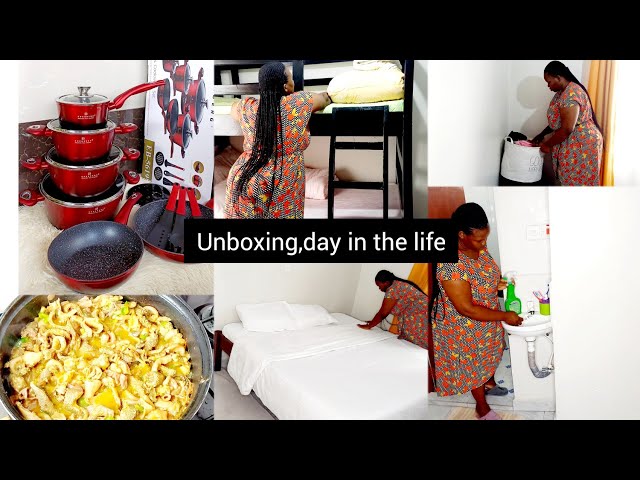 DAY IN THE LIFE OF a stay at home mum//CLEANING//UNBOXING//COOKING #cleaningmotivation #dayinthelife