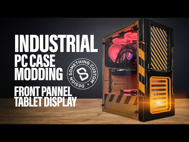 Industrial PC Case Modding | Front Panel Display @Wizzee