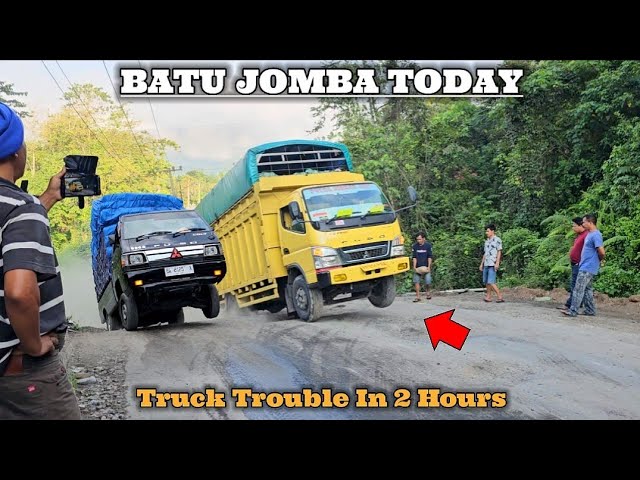 BATU JOMBA TODAY !!! 2 hours in a tense situation for truck drivers