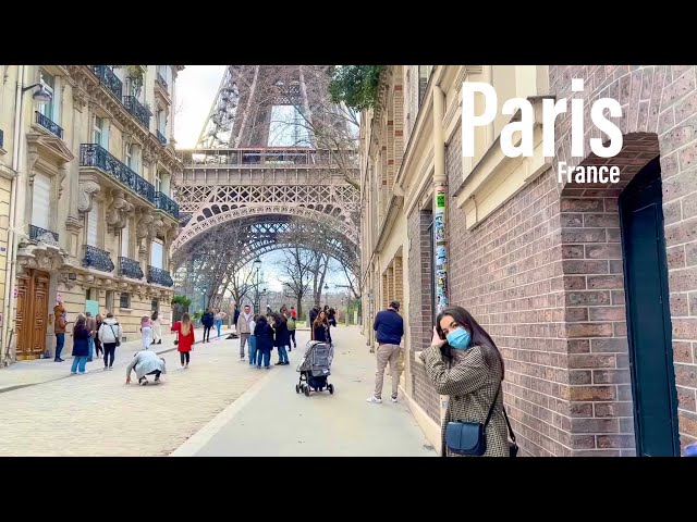 Paris, France 🇫🇷 - January 2022 - 4K 60fps -HDR Walking Tour (▶1.5 hour)