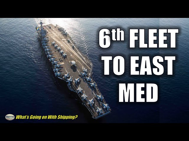 US Navy Deploys Ford Carrier Strike Group to Israel | Impact on Global Shipping?