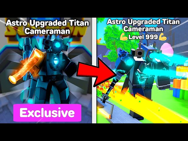 ✨SUMMONING THE NEW *ASTRO UPGRADED TITAN CAMERAMAN* !! (ITS OVERPOWERED!)😱Toilet Tower Defense